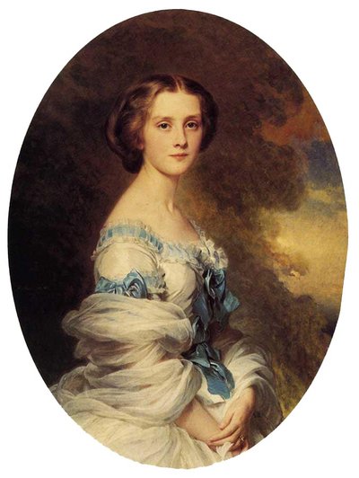 Melanie de Bussiere, Condesa Edmond de Pourtalès de Franz Xaver Winterhalter